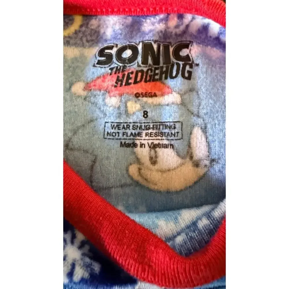 Minecraft Sonic Wonder Nation Boys Pajama Clothing Lot Size 8 Medium 6 Pc